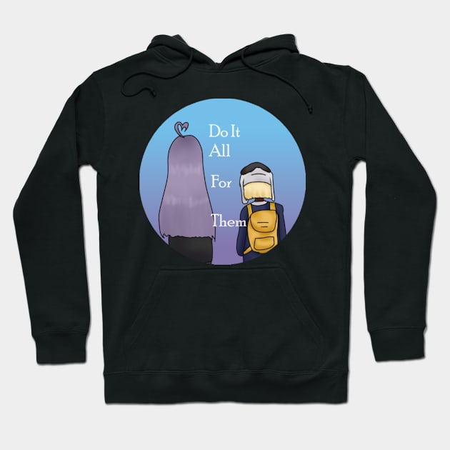 Madeline and Abel Entropic Float Do It All For Them Sticker And Others Hoodie by nhitori